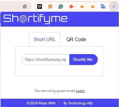 how to make a short link for instagram