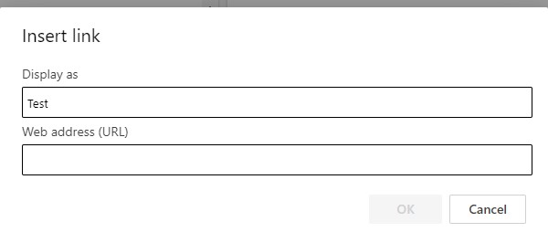 how to rename a hyperlink in word