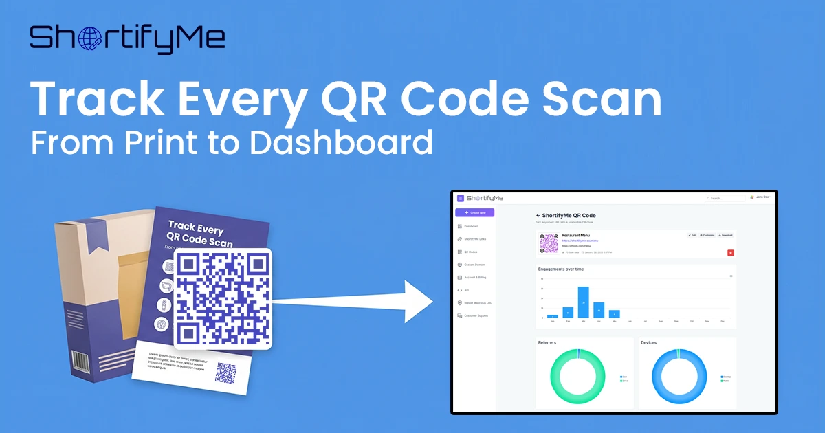 QR Code Tracking and Scan Analytics | ShortifyMe